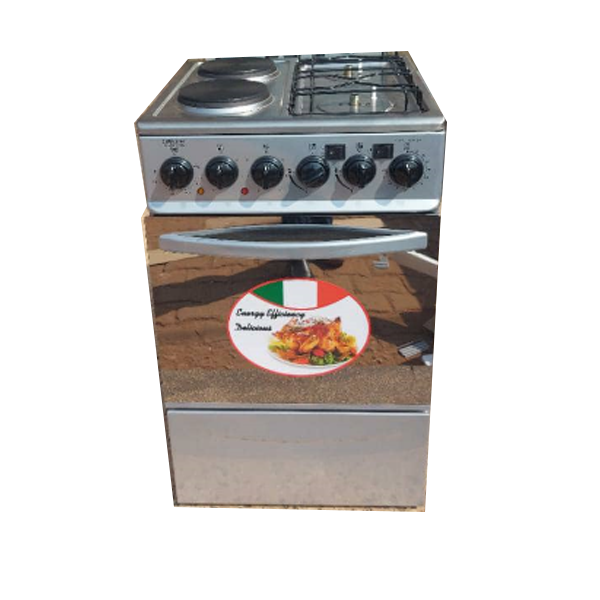 Globalstar General Two Gas + Two Electric Oven – Silver