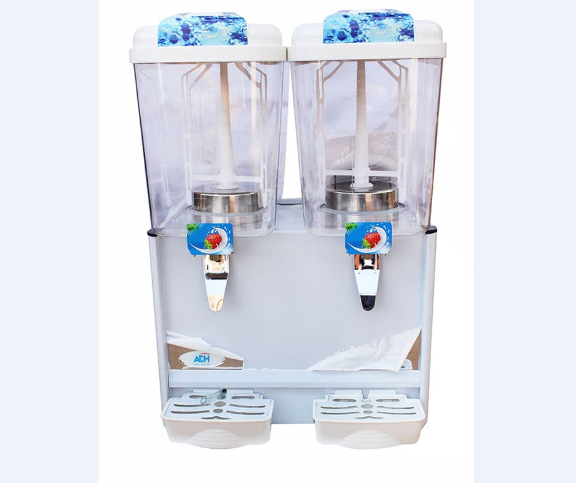 ADH LSJ 18 Liter 2 Tap Juice Dispenser- White