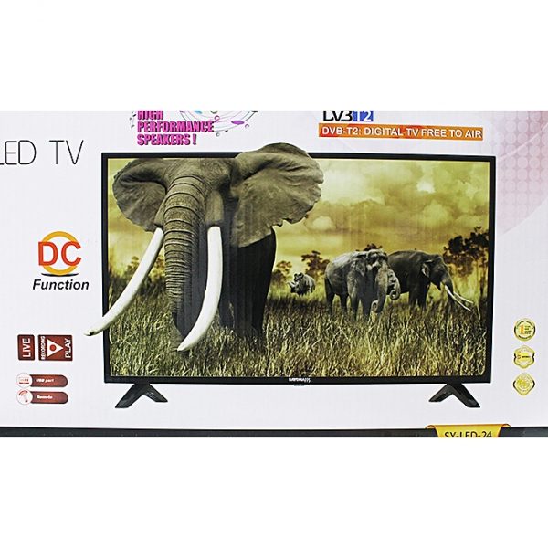 Sayona 24″ LED TV – Black