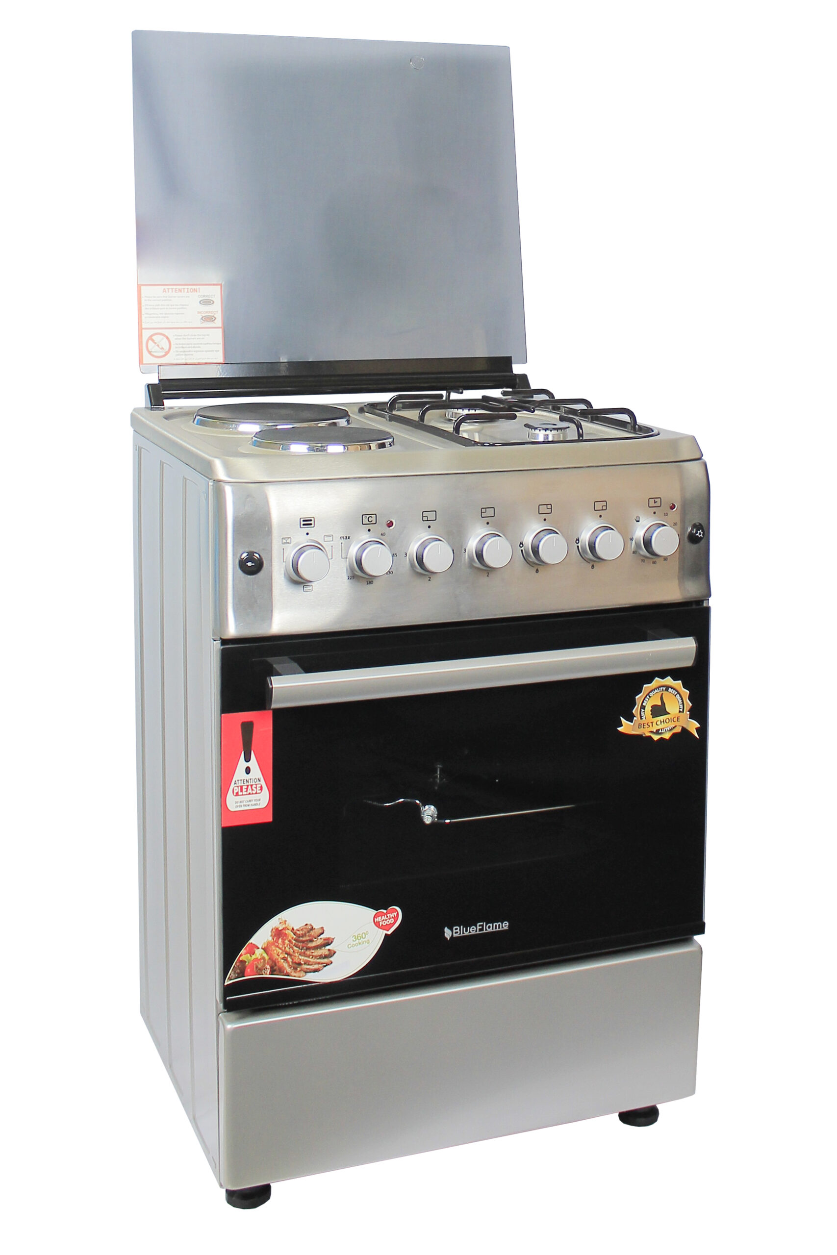 Blue flame 60×60 gas and electric cooker
