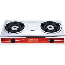 Double Burner Gas Stove GS-S206ZB – White