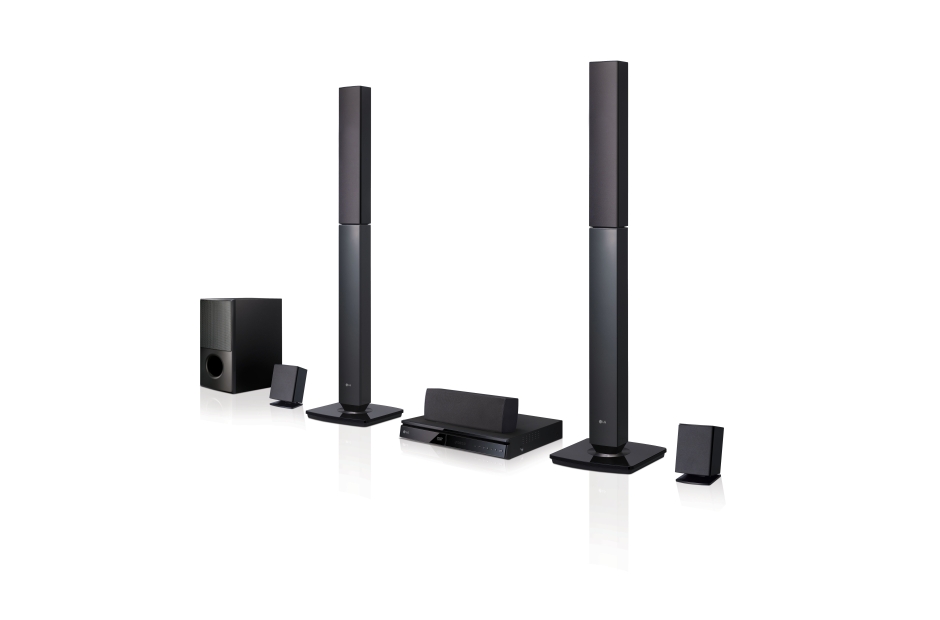 LG Home Theater LHD647 1000W Tall and Short Speakers