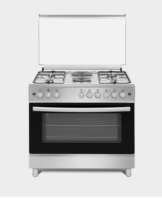 Duratek Cooker 4 Gas 2 Electric Wide Oven DTC9042STK