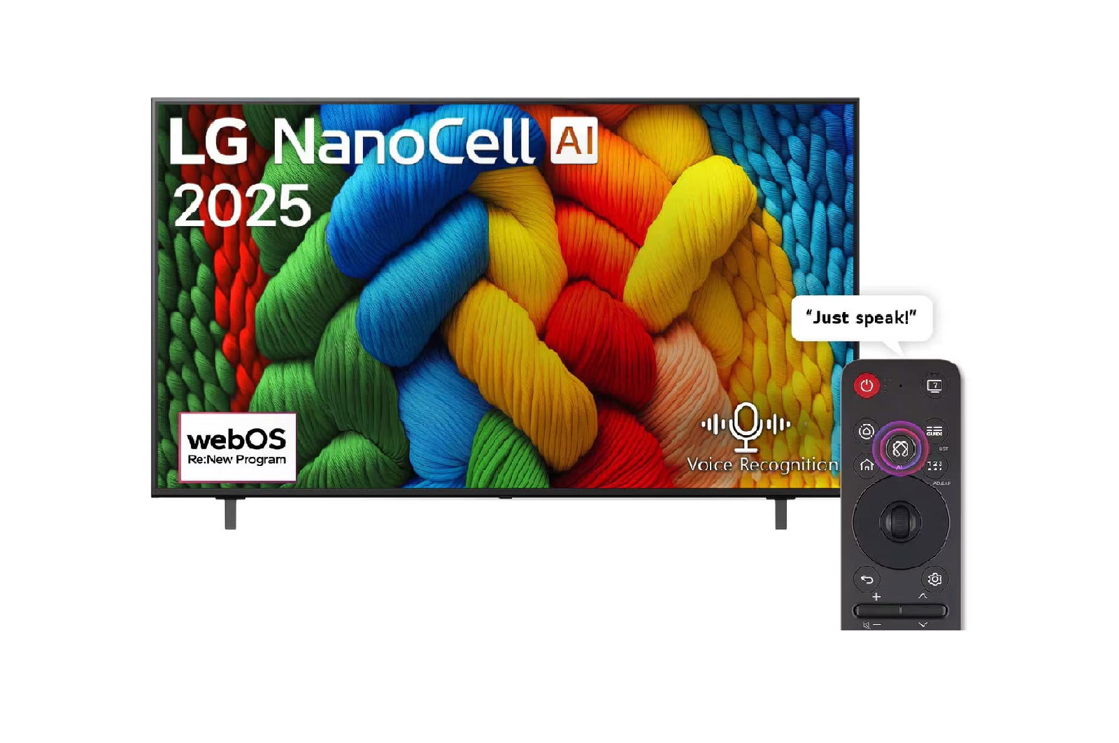 86 inch LG NanoCell AI NANO80 4K Smart Tv webOS25 2025