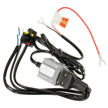 DC 12V 20A Motocykl Xenonová Lampa HID Kontrolér Vysoké/Nízké Světlo Stabilizátor Kabeláž