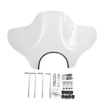 Motorcycle Clear PC Odvětrávací sklo pro Cruiser Harley/HondaUniversal