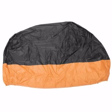 Motocyklový vodotěsný příkrov Scooter Rain Dust přikrývka Orange Black M-L