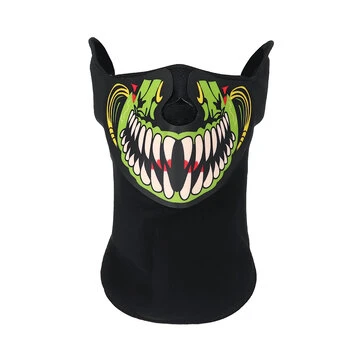 Chladná Světelná Halloweenová LED Maskaáč Chladné Rozsvícené Party Blikající Světící Přízrak Lebka Hodně