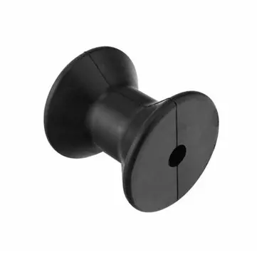 BSET MATEL Anti-UV Kolo 3 palce Montážní šířka Černý gumový kotouč na lodní posun Stojan Lodní jachta Námořní příslušenství