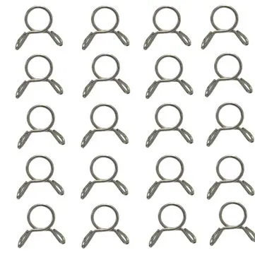 20 kusů 7mm palivové potrubí Pružinová svorka Kutter Skútr ATVs