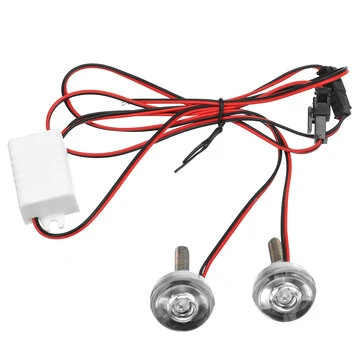 12V Motocyklové LED světlo na registrační značku brzdové blikání blesk blinkr dekorace baterka