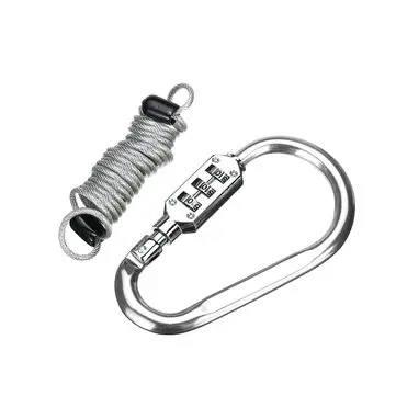 Zámek na helmu proti krádeži Bezpečnostní kód na motorové kolo Kombinace PIN Systém pružin