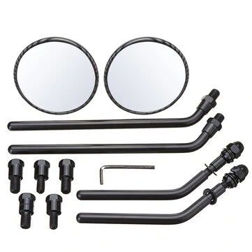 Průměr 85 mm Retro Kulatá Zadní Zrcátka pro Motocykl Dlouhá/Krátká Rukojeť Pro Harley Davidson