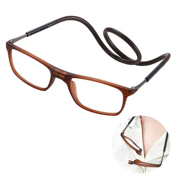 Skládací přenosné zavěšené magnetické čtecí brýle lehké anti-modré světlo HD ochrana očí brýle na presbyopii