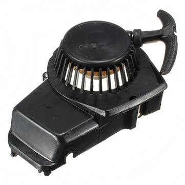 49cc Ruční spouštěč startování Dirt Bike Mini Moto Mini Quad Černá