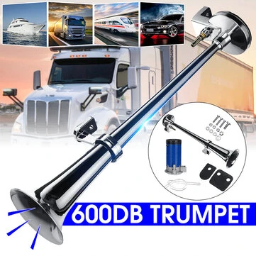 178DB Super Hlasitá Jednoduchá Trumpetová Vzduchová Klakson 12V Kompresorový Kit Auto Vlak Kamion RV