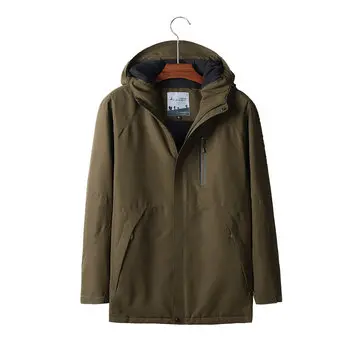 Mužská elektronická vyhřívaná bunda s USB, inteligentní ohřev, kapuce, práce, motorka, lyžování, jízda