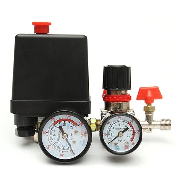 120PS Ventil Stlačeného Vzduchu Kompresoru Manifold Relief Regulator Gauge