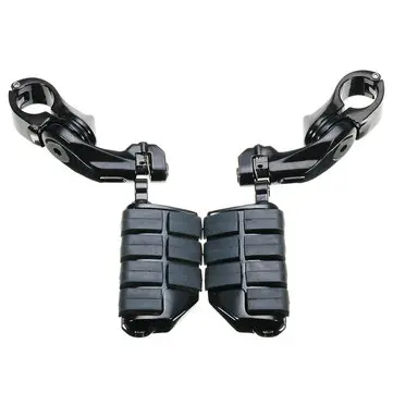 1,25 palce / 32mm Černé nastavitelné pedály prodloužené skloněné pro Harley-Davidson