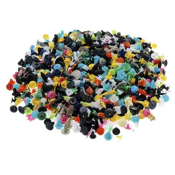 Uchyťovací klipy Nýt Držák Tlačit Motorový Kryt 500/800/1000PCS pro Přední Nárazník Dveře Trim Panel