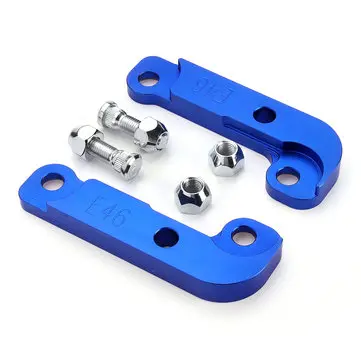 CNC Adaptér zvyšující otočný úhel pneumatik 25%-30% pro BMW E46 M3 Tuning Drift Power Blue