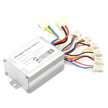 Řadič rychlosti motoru s kartáčovým motorem 24V 500W Elektrické kolo horské kolo koloběžka