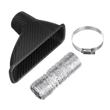 Přední nárazník vozidla turbu nasávací potrubí turbína vstupní roura vzduchový tunel kit univerzální