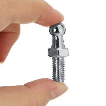 Univerzální Stříbrné 2ks Boot Bonnet Plynová vzpěra Koncová montáž 10mm M8 Kuželka Spona Spojovací Ventil Pružina