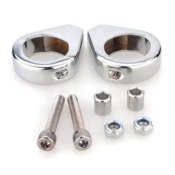 39mm Světelné vidle Klamry Sada pro Harley