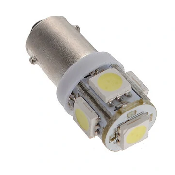 T11 BA9S T4W 5050 SMD Klíček Boční 5LED Světlo Xenon Bílá Auto Lampa DC12V