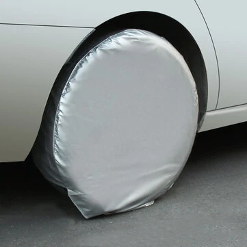 ELUTO Sada 4 Těžkých Pokrývek na Pneumatiky o Průměru 27-29 Palců 210D Pro RV Nákladní Přívěs Karavan Motorhome GTC3Hx2