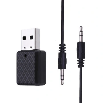 Bezdrátový adaptér Bluetooth 5.0 přijímačový vysílač USB dongle 3.5mm AUX pro počítač PC TV Car Music Stereo