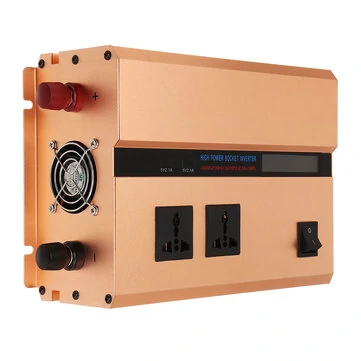 DC 12V/24V Na AC 220V Modifikovaný Sinusový Vlnový Měnič 3000W Peak LCD Display