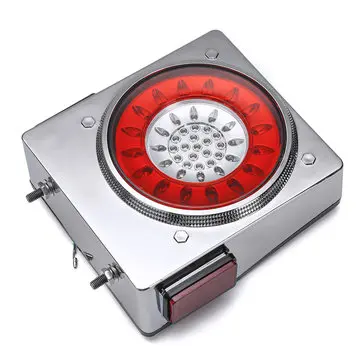 12V 46 LED Indikátor Stop Zadní Světla Pro Loď Auto Kamion Přívěs Železná Příchytná Konzole