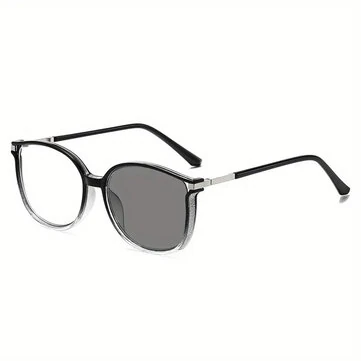 Brýle na čtení photochromic proti modrému světlu módní diamantové rámy venkovní UV ochrana presbyopie brýle