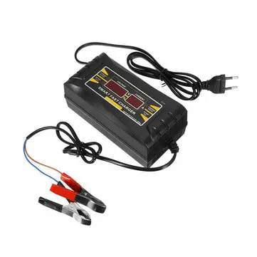 12V 6A Smart Rychlonabíječka Pro Auta Motocykly LCD Displej EU Plug
