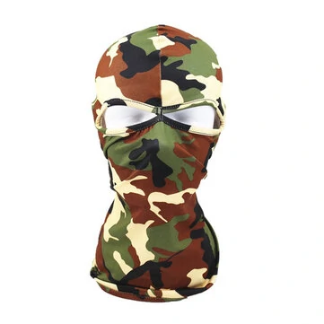 Unisex Polyester Camouflage Casual Outdoor Riding Windproof Sunshade Neck Shield Čepice s obličejovou maskou