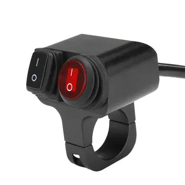 1 palec 25 mm 12V Motorový dvousměrný přepínač ATV Kormidelní světlo Zapnout Vypnout CNC hliníková slitina