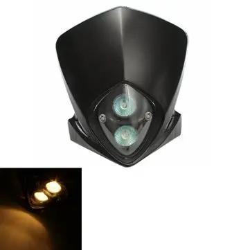 Halogenová lampa předního světlomety motocyklu pro terénní kolo silniční kola street fighter