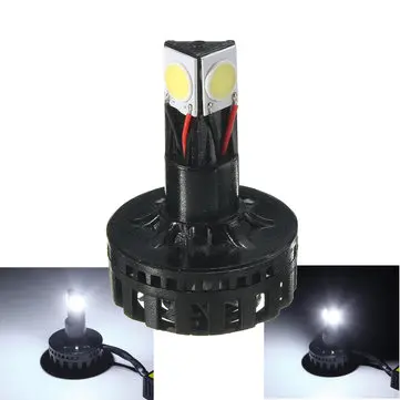 25W 1900lm 6500K Univerzální motocyklová Auto Hi/Lo Beam LED přední světlometová žárovka