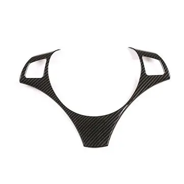 Rámeček na ozdobu tlačítka volantu ve stylu uhlíkového vlákna pro BMW 3 série E90 E92 E93 2005-2012