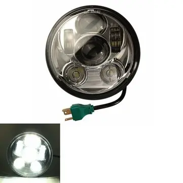5.75 inch 12V-30V 30W/45W 2800LM /4000LM Hi/Lo Beam Motorcycle Projector LED Headlight IP65 Waterproof