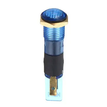 DC 12V 8mm LED Indikátor Auto Lodní Světlo Pilot Dash Dashboard Panel Varovná Lampa