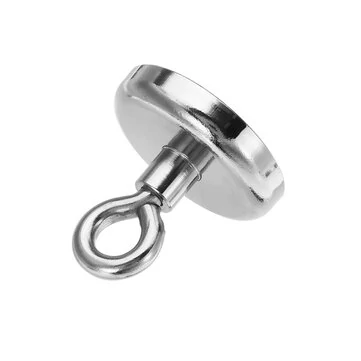 Effetool 42mmx40mm 68kg Neodymový magnet pro zotavení Detektor kovů Klika háčku Magnet