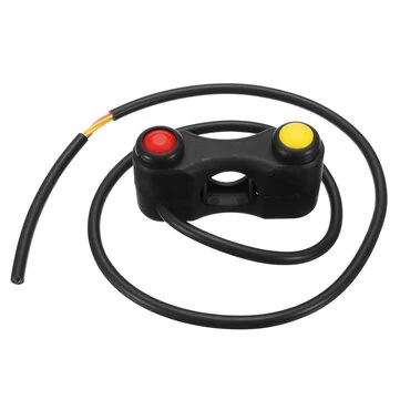 22mm 7/8 palců 2 tlačítka Přepínač Montáž Řídítek Pro Motocyklové Závodní Kola