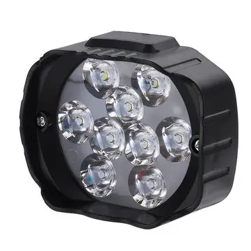 1 kus 9LED 9W 5700-7000K 12V-80V 1000lm Vodotěsné Přední Světlo pro Motocykl