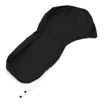 Černý plný kryt pro člun 600D pro bezvadiskové motory o výkonu 6 až 15 kůň silný vodotěsný