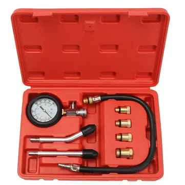 Pro Petrol Gas Engine Cylinder Compression Tester Olejový Tlak Kit Motor Auto