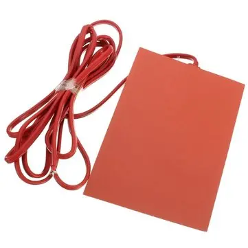 AC 220V Motorová olejová nádrž Předhřívač Ochrana proti opotřebení Silikonový ohřívač 9cm X 12.8cm