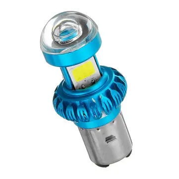 1ks 12-85V 0.6A 12W LED Motocykl COB Světlomet Žárovka
